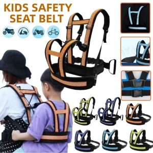 Kids Motorcycle Safety Belt  with Reflective Stripe Anti-drop Protector Baby Carrier  For Children Baby Adjustable Anti-drop Protecor