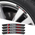 LAIFU 4pcs TRD Sports Car Wheel Sticker For Toyota Rush Wigo Vios Innova Avanza Fortuner Accessories. 