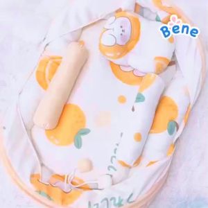 ที่นอนเด็ก Benebaby รังนก Birds Nest ที่นอนเด็กแรกเกิด ที่นอนเด็กอ่อน มีมุ้ง - เด็กผู้ชาย เด็กหญิง เตียง ผ้าฝ้าย Cotton การท่องเที่ยว เขียว สตรอเบอร์รี่ ที่ นอน ได้ ถอดซัก มุ้ง พร้อม เกิด แรก เด็ก tempat tidur bayi รังไข่