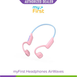 myFirst Headphones AirWaves - Bone Conduction Wireless Bluetooth Headphones for Kids