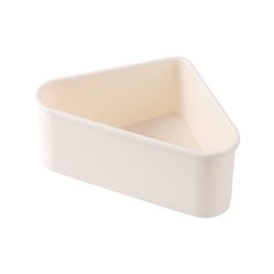 K9SEQ Non-Slip Sink Drain Basket Hanging Triangular Sink Drainer Portable Large Capacity Kitchen Sink Storage Shelf for Kitchen Utensil