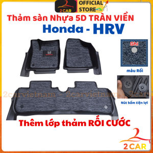 Thảm Lót Sàn NHỰA 5D xe Honda HRV đời 2022 2023 2024 2025 Loại Nhựa 5D TPE Tràn Viền Cao Cấp không thấm nước