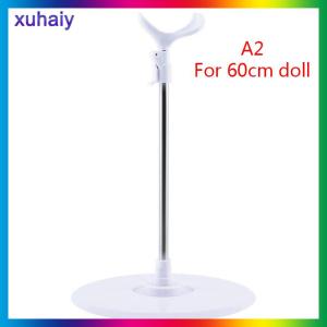 xuhaiy Universal 36/42/48/60cm Dolls Stainless Steel Display Adjustable Stand Holder