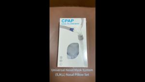 Universal Nasal System for CPAP Machines-with Adjustable Headgear 360 Swivel Tube-3 Different Sizes of Nasal Pillows(SML)