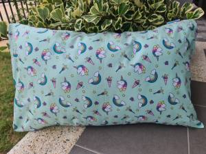 ปลอกหมอน หนุนขนาด 15 x 24 นิ้ว สำหรับ 4 -10 ขวบ ลายเพียบ ผ้าเนื้อคอตตอนอย่างดี