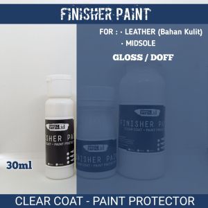 Finisher Leather Paint Clear Coat Paint Protector - Gloss & Clear Doff Mate - yepi.id