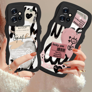 (Lokal Ready) Xinyu Casing hp Xiaomi Poco M3 Pro Poco M3 Poco X3 NFC Poco X3 Pro Wavy Edge Graffiti Love Heart Comme des Garcons Sarung Soft Case