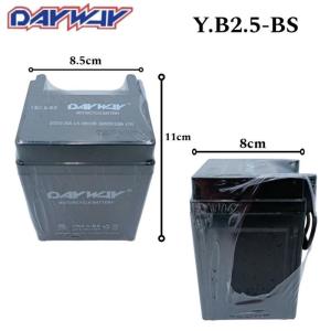 [Iwas Lowbat] Premium Original Dayway Motorcycle Battery Maintenance Free Heavy Duty 2.5 3L 4L 5L 5A 6.5 7L 7A 9A 9L For Scooter Underbone Tricycle Motor Accessories Exact Fit Piliin Ang Size Sa Variation PnP COD