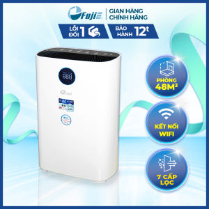Máy lọc không khí FujiE AP400 kết nối wifi thông minh tích hợp tới 7 cấp lọc màn hình LED hiển thị thích hợp cho phòng diện tích 28-48m2 bảo hành 12 tháng