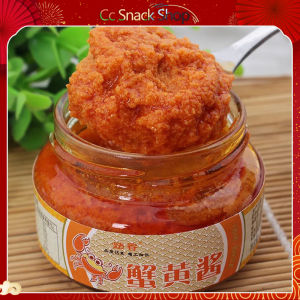 Crab roe sauce sushi dishes with rice pasta ready Chinese food western food specialty