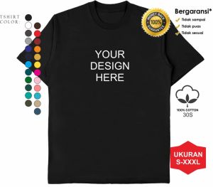 Custom sablon satuan murah Bandung DTG POLYFLEX DTF plastisoldischargerubber