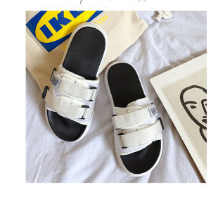 Shoes รองเท้าแตะแบบสวม รองเท้าคู่รัก น้ำหนักเบา สวมง่าย ใส่สบาย J78