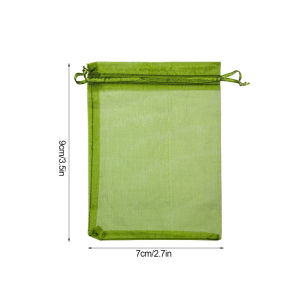 100PCS👍2 days delivery👍Fruit Protection Netting Bags For Fruit Trees Garden Mesh Barrier Bags To Protect Plants From Pest Birds Squirrels Fruit Cover Mesh Bag With Drawstring