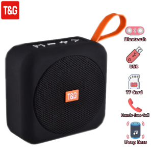 T&G TG-505 Portable Subwoofer Splashproof Bluetooth Deep Bass Speaker Multi Functional Speaker
