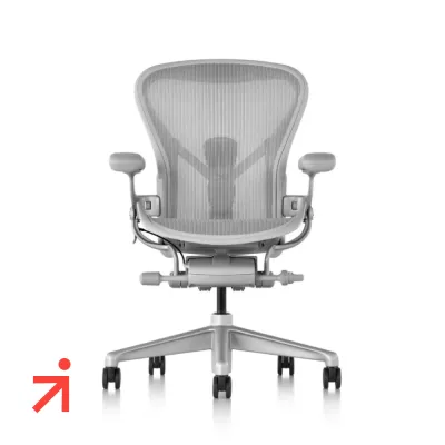 Herman Miller Aeron Remastered Office Chair - Dark Mineral | PostureFit SL