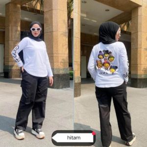 CELANA CARGO PANTS//CARGO BASIC PANTS//CELANA KULOT CARGO BB 40-70