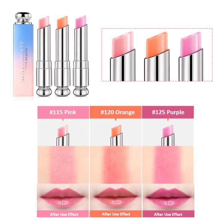 MAYCREATE LipStick moisturizing colour change LipGlow Lipstick