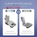 Chân vịt nhún 2 tầng P5Q có lưỡi gà, có ốc điều chỉnh độ nhún- dùng cho máy công nghiệp 1 kim. 