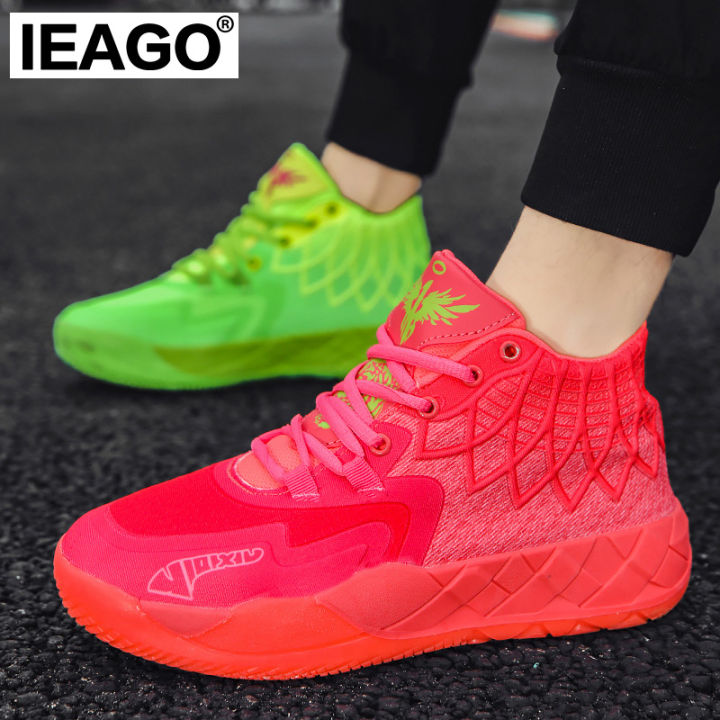 Lamelo 1 Rick & Morty Mens Giản Dị Giày chạy bộ chơi bóng rổ đào tạo thể thao Sneakers