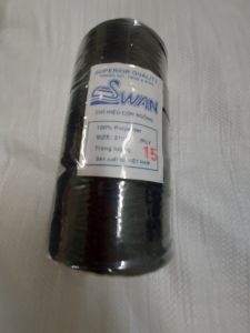 (500g) CHỈ ĐEN CHỈ BÓNG KHÔNG GIÃN HIỆU CON NGỖNG CHỈ MAY BAO DÂY DÙ ĐEN DÂY ĐAN LƯỚI SỐ 15