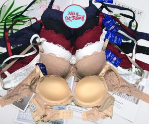 Áo ngực boya lót nữ mút vừa 3cm ren  Áo boya ren vừa   ao nguc ao lot