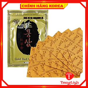 [Combo 5 gói] Cao dán hồng sâm hàn quốc Red Ginseng gói 20 miếng - Miếng dán sâm chăm sóc chấn thương giảm đau nhức - tranglinh