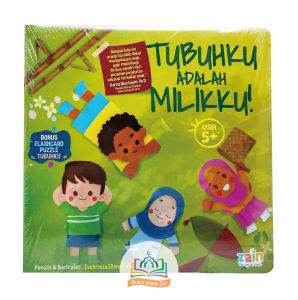 Tubuhku adalah Milikku Buku Anak Usia 5+ Bonus Flashcard Puzzle Tubuhku - Zain