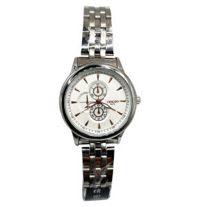 CENOZO Jam Tangan Wanita 8377L SB Stainless Steel Band + FREE BATERAI