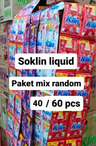promo soklin cair 40 /50/60 pcs kemasan warna random 20 ml
