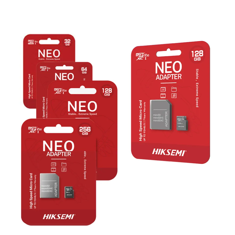 HIKSEMI NEO SERIES MICRSDHC MEMORY CARD WITH ADAPTER UHS CLASS 10
