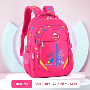 Fashion Waterproof Kid School Bag Large Capacity with Reflective Strips Children school Backpack(5-16Y) Spine Protection Ergonomic Primary Students School bag Backpack