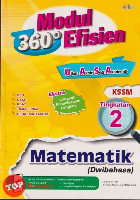 [TOPBOOKS Cemerlang] Modul 360 Efisien Matematik Tingkatan 2 KSSM ...