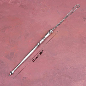 LEI Jewish Gifts Reading Tool Pointer With Chain Decorative Torah Scripture Bible Metal Tool Synagogue Book Metal Finger Tool
