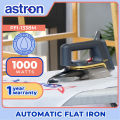 Astron PFI 1338M  Electric Flat Iron - Heavy Duty | Stainless Steel Soleplate | Fast Heating  | 1000W. 
