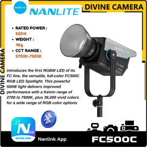 Nanlite FC500C RGB LED Spotlight for Photographer
