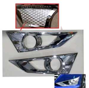 Ring fog lamp Daihatsu SIGRA Cover fog lamp cover lampu kabut sigra model tempel Chrome