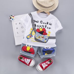 lovely Baby Clothes Sets baju kanak kanak lelaki Children short-sleeved clothing set baju  boy clothes