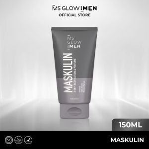 MS GLOW FOR MEN - PAKET WAJAH COMPLETE - MS GLOW MEN FACIAL WASH - CREAM - SUNSCREEN - SERUM MEN