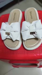 2025 Summer New Soft-Soled Bowknot Slippers For Women Comfortable Fashionable Versatile Thick-Soled Sandals For Outdoor Wear