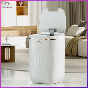 HKStorage Light luxury intelligent induction trash can large capacity automatic trash can intelligent home toilet waterproof trash can