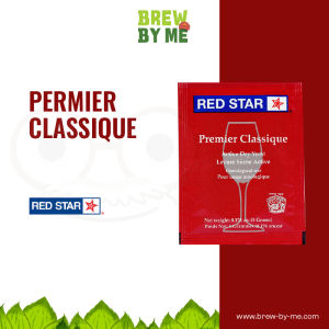 ยีสต์หมักไวน์ RED STAR Premier Classic หรือ Montrachet ซองสีแดง Wine Yeast 5 กรัม