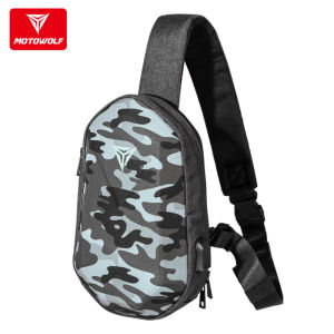 Motowolf Tas Selempang Waterproof Tas Motor Hard Shell Stylish Premium