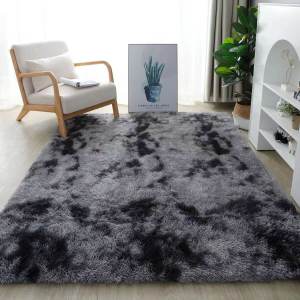 Nicole 200X300CM Large Tie Dye Plush Carpet Super Soft Fluffy Rug Anti-slip Floor Mat Carpet for Living Room Bedroom Tatami Mat Home Decor Rugs Bedroom and living room decorative carpets