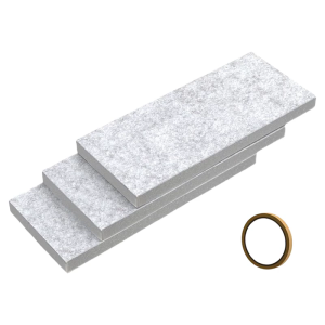 Pack of 3 Air Conditioning Window Insulation Foam Boards with Adhesive for Air Conditioning Sealing Set Noise Reduction