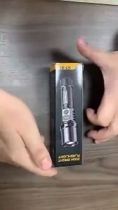 Rechargeable Led Flashlight High Power Outdoor Torch With Side Light 7 Mode Kalis Air Usb