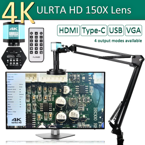 COD HAYEAR Kamera Mikroskop Industrial Digital 51MP 1080P 150X LED USB - MIC-213