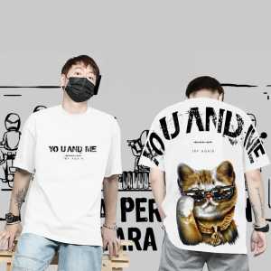 jmhd STORE KAOS T-SHIRT PRIA DISTRO BANYAK MOTIF BERGAMBAR KUCING / PAKAIAN PRIA LENGAN PENDEK TRENDY 2023 KEREN / BAJU KEKINIAN / KATA KATA