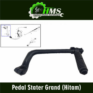 Pedal Stater Grand (Hitam) - Pijakan Injakan Slah Selah Selahan Engkol Kick Kik Pedal Starter Honda