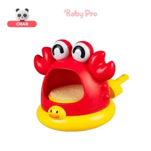 Baby Pro Kids Bubble Blowing Crab Safe Anti-Backflow Air Design For Outdoor And Bath Time Fun