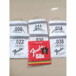 Senar Gitar Fender Lokal - String Fender 150SL - Uk 08 Merah 1 Set